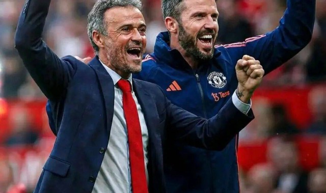 曼联密谋力邀恩里克，1200万年薪成障碍！卡里克再赢5场或可打动拉爵