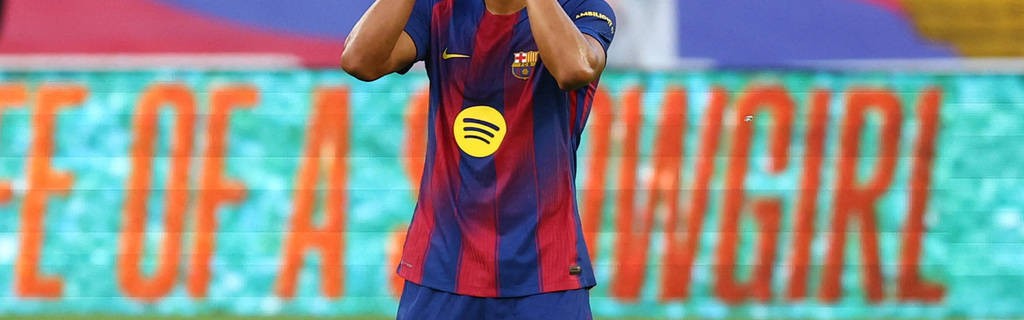 西甲-阿劳霍当中锋读秒绝杀 佩德里破门巴萨2-1赫罗纳