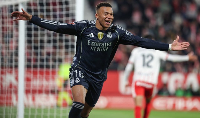 西甲-姆巴佩点射维尼修斯造点 皇马1-1赫罗纳丢掉榜首